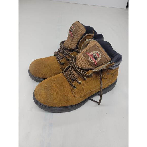Brahma Bravo Men's Size 7.5 W Work Boot Leather Waterproof Brown MNBR0544411 - Picture 2 of 16